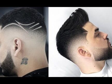 lineas de corte de pelo disenos de lineas de barberia para chicos blancos y negros